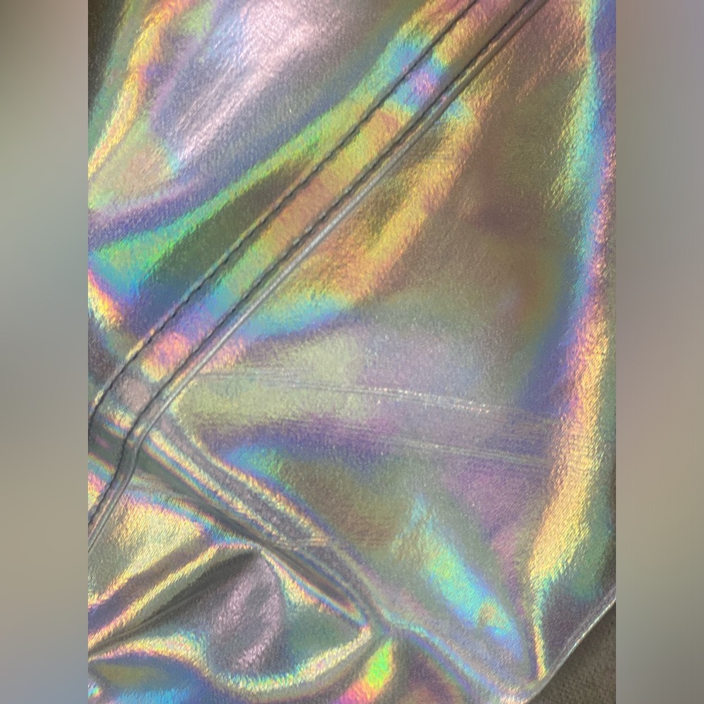 NWT RARE Naked and Famous Hologram Denim Jacket/Size Small - Picture 8 of 16
